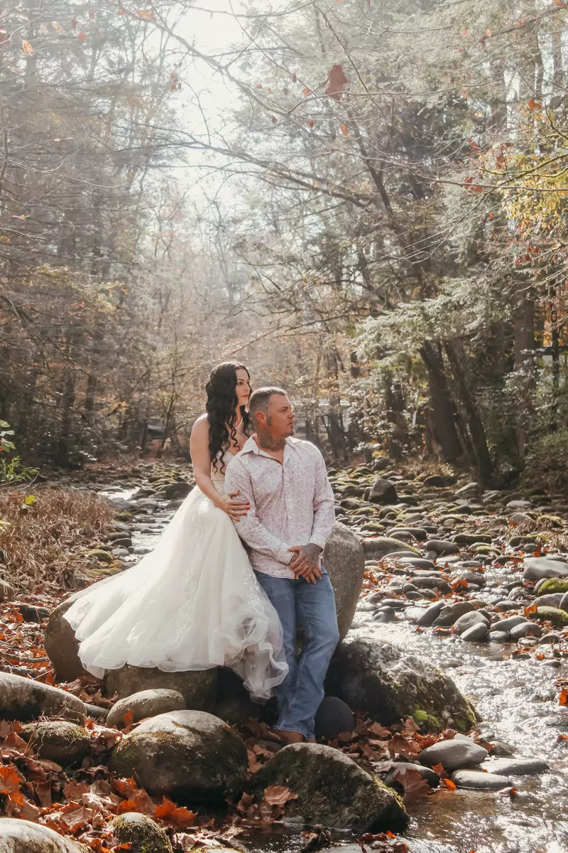 fall wedding in the smoky mountains